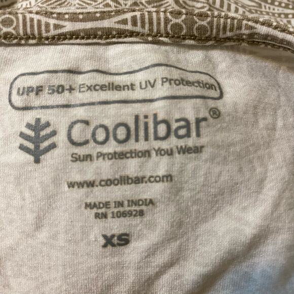 Coolibar UPF 50+ UV Protection 3/4 length sleeve pullover shirt size XS - Picture 6 of 6